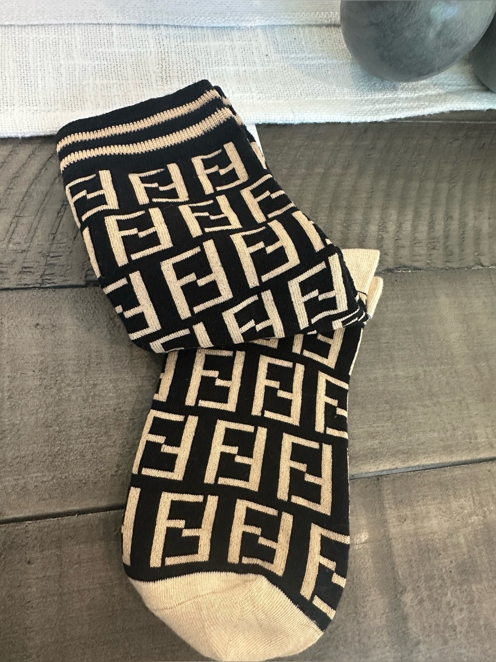 Black & Tan socks! New!